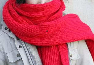 围巾成人冬季怎么织视频,温暖冬日，从一针一线开始